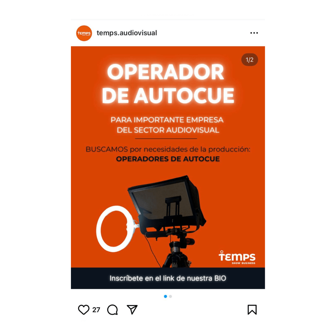 Nuevo casting en Temps