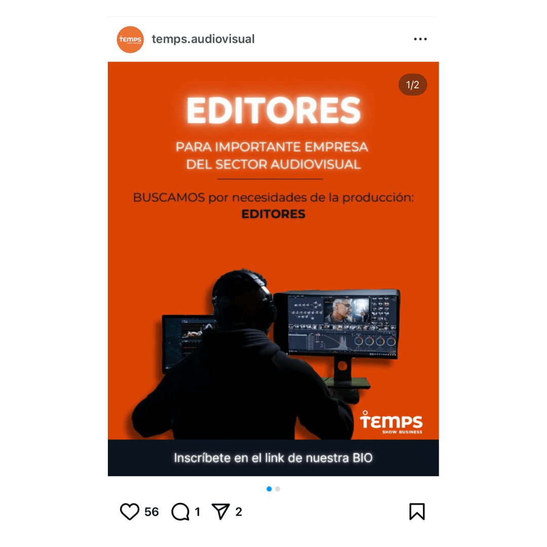 Nuevo casting en Temps