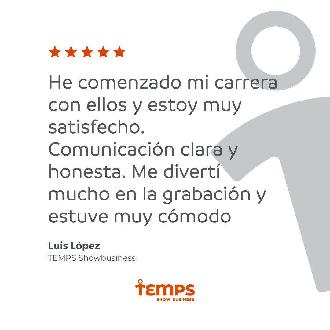 Reseña usuario TEMPS SHOW BUSINESS