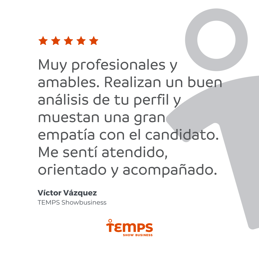 Reseña usuario TEMPS SHOW BUSINESS
