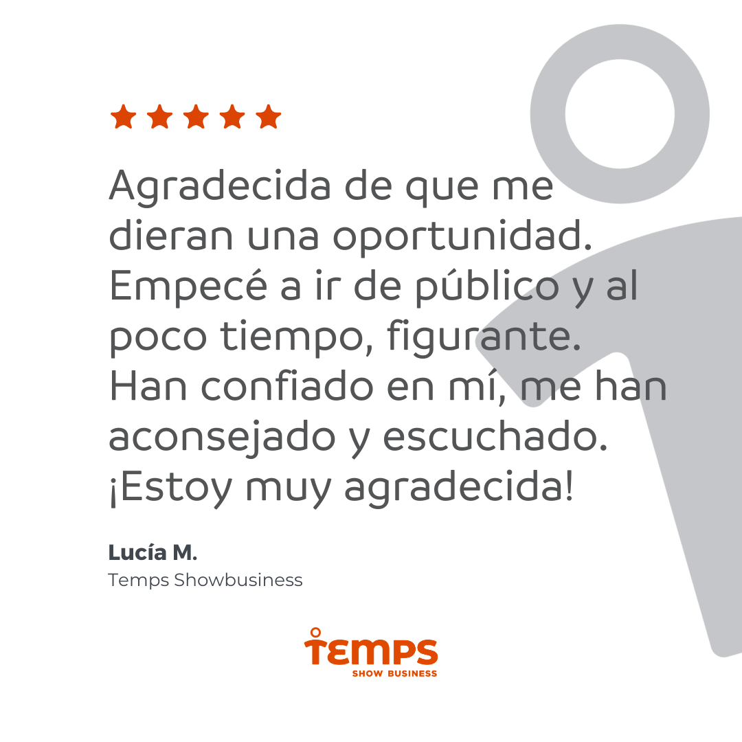 Reseña usuario TEMPS SHOW BUSINESS