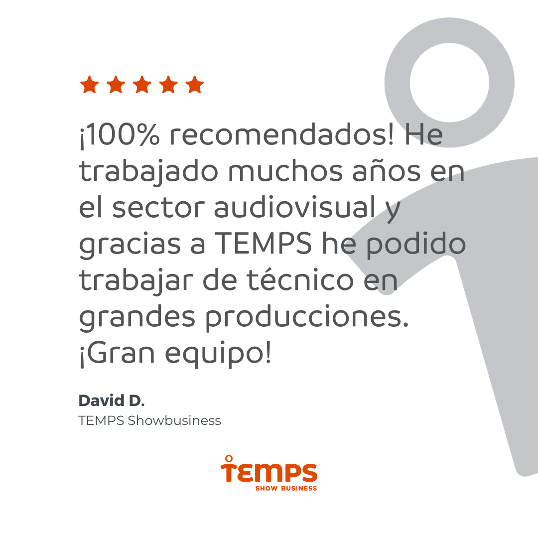 Reseña usuario TEMPS SHOW BUSINESS