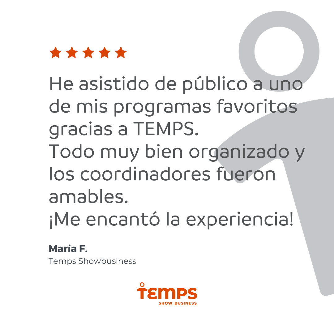 Reseña usuario TEMPS SHOW BUSINESS